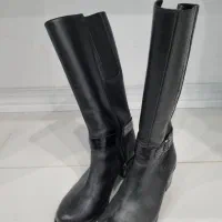 نیم بوت زنانه چرم طبیعی دانژه