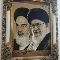 تابلو فرش عکس امام و رهبری