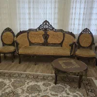 مبل با چوب گردو