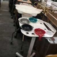 صندلی 027چرم سفید|آرایشگاه و سالن‌های زیبایی|یزد, |دیوار