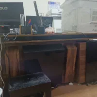 میز مدیریت سه بعدی MDF طرح ال و سه تکه|مبلمان اداری|شیراز, کوزه گری|دیوار