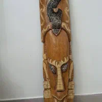 صورتک چوبی مجسمه چوبی