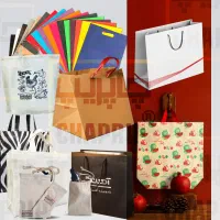 ساک خرید دستی پارچه ای کیف کاغذی توت بگ تبلیغاتی