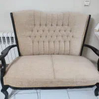 مبل استیل پارچه و چوب|مبلمان خانگی و میز عسلی|شیراز, پادگان بعثت|دیوار