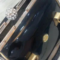 کیف مجلسی شیک، مشکی طلایی