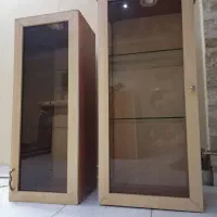 دو عدد کمد بوفه شیشه ای آشپزخانه