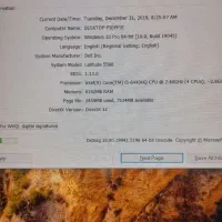 لپتاپ دل مدل ۵۵۸۰ DELL