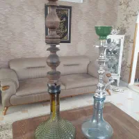 قلیان برنجی و چوبی|کلکسیون و سرگرمی|قم, نخودی|دیوار
