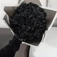 دسته گل روبانی