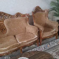 مبل 7نفره استیل با 2 میزبان|مبلمان خانگی و میز عسلی|رفسنجان, |دیوار