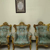 مبل استیل ۹ نفره|مبلمان خانگی و میز عسلی|هشتگرد, شهرک ریحانه|دیوار