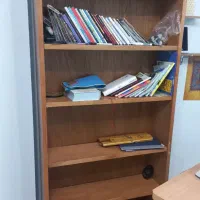 کتابخانه چوبی قابل تنظیم|کتابخانه، شلف، قفسه‌های دیواری|زنجان, |دیوار