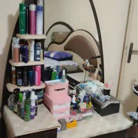 تخت خواب دونفره نونو با اینه وکنسول|تخت و سرویس خواب|ایلام, |دیوار