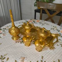 قندان و سینی و قهوه خوری وگلاب پاش|ظروف سرو و پذیرایی|تهران, امام زاده عبدالله|دیوار