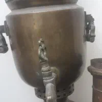 سماور ذغالی برنجی عتیقه