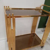 میز چرخ دار کنار سالنی|بوفه، ویترین، کنسول|شاهینشهر, مخابرات (شهید بهشتی)|دیوار