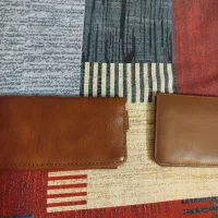 فروش دو عدد کیف پول چرم اصل