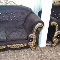 مبل راحتی ۷ نفره سالم با پارچه ترک اصل