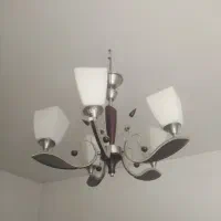 یک جفت لوستر استیل