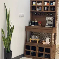 کافی بار چوبی