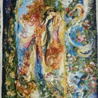 تابلو فرش دستباف