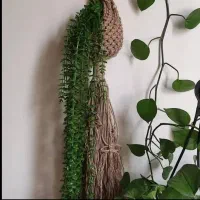 اویز گل مکرومه