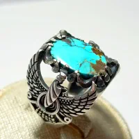 انگشتر های فیروزه نیشابوری اصل|جواهرات|اصفهان, پوریای ولی|دیوار