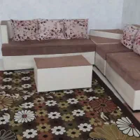 مبل ال 6نفره همراه با میز