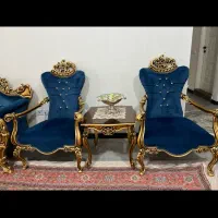 مبل سلطنتی با جلو مبلی|مبلمان خانگی و میز عسلی|ماکو, |دیوار