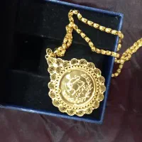 گردنبند طلا پنج پهلوی 22 عیار