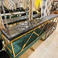 پاف سه نفره فورتیک تمام چرم زرین کالا|مبلمان خانگی و میز عسلی|یاسوج, |دیوار