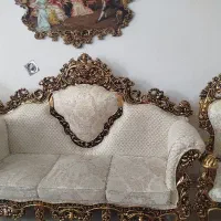 مبل سلطنتی ۹ نفره|مبلمان خانگی و میز عسلی|خوی, |دیوار