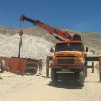 خدمات و اجاره جرثقیل ده تن ۱۰ تن بنز دهچرخ