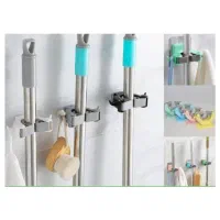 گیره نگهدارنده جارو و طی 2عددی حمام/تراس