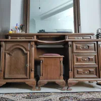 میز لوازم آرایشی همراه دوتا پاتختی  چوب راش|تخت و سرویس خواب|فردیس, سرحد آباد|دیوار