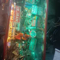 لوازم یدکی موتور سیکلت با تمامی لوازم مغازه