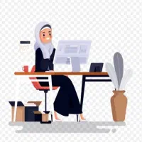 همکار خانم برای کار کافی نت و انتشارات