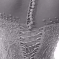 لباس عروس سنگ دوزی شده|لباس|بومهن, |دیوار