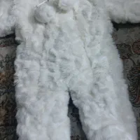 کاپشن سرهمی زمستانی مناسب سیسمونی.خرگوشی سفید تدی|کفش و لباس بچه|تهران, خانی آباد نو شمالی|دیوار
