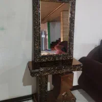 آینه کنسول و شمعدان