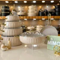 سرویس قابلمه اویز پلاس ترکیه طرح لورنزو نانوگرانیت|ظروف پختوپز|فردیس, شهرک ارم|دیوار