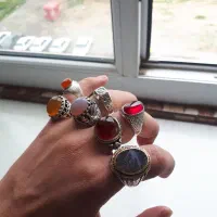 انگشتر نقره شجر عقیق