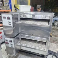 دوعدد دستگاه فر پیتزا ریلی شرکتی مشابه نونو