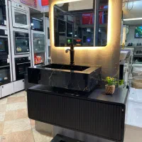 روشویی کابینتی مدل gsf درب بامبو مشکی طوسی سفید|لوازم سرویس بهداشتی|تهران, تهرانسر شرقی|دیوار