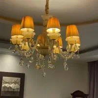 لوستر کریستال ۸ شاخه وارداتی ( جفت )