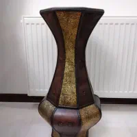 2عدد گلدان چوبی.جنس بامبو. تایلندی