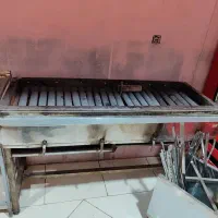 منقل گازی و هود استیل