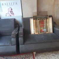 مبل ۷نفره پرباروسالم فقط گردوخاک داره