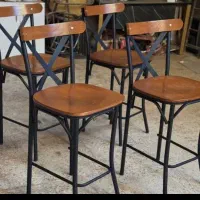صندلی فلز چوب لهستانی تولید تهران ۲نفره۴نفره۶نفره|میز و صندلی غذاخوری|تهران, تهرانسر شرقی|دیوار