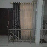 پرده پذیرایی با دستک و چوب پرده